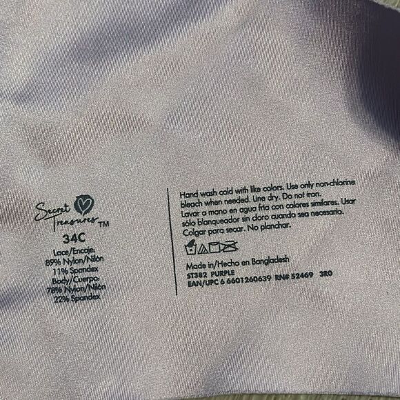 SECRET TREASURES Bra- size 34C‎ - Picture 8 of 9